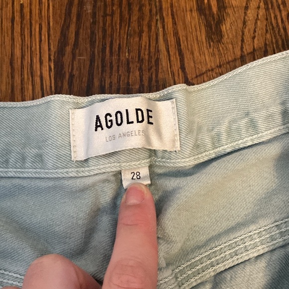 Light teal 90's inspired baggy jeans - Picture 9 of 13